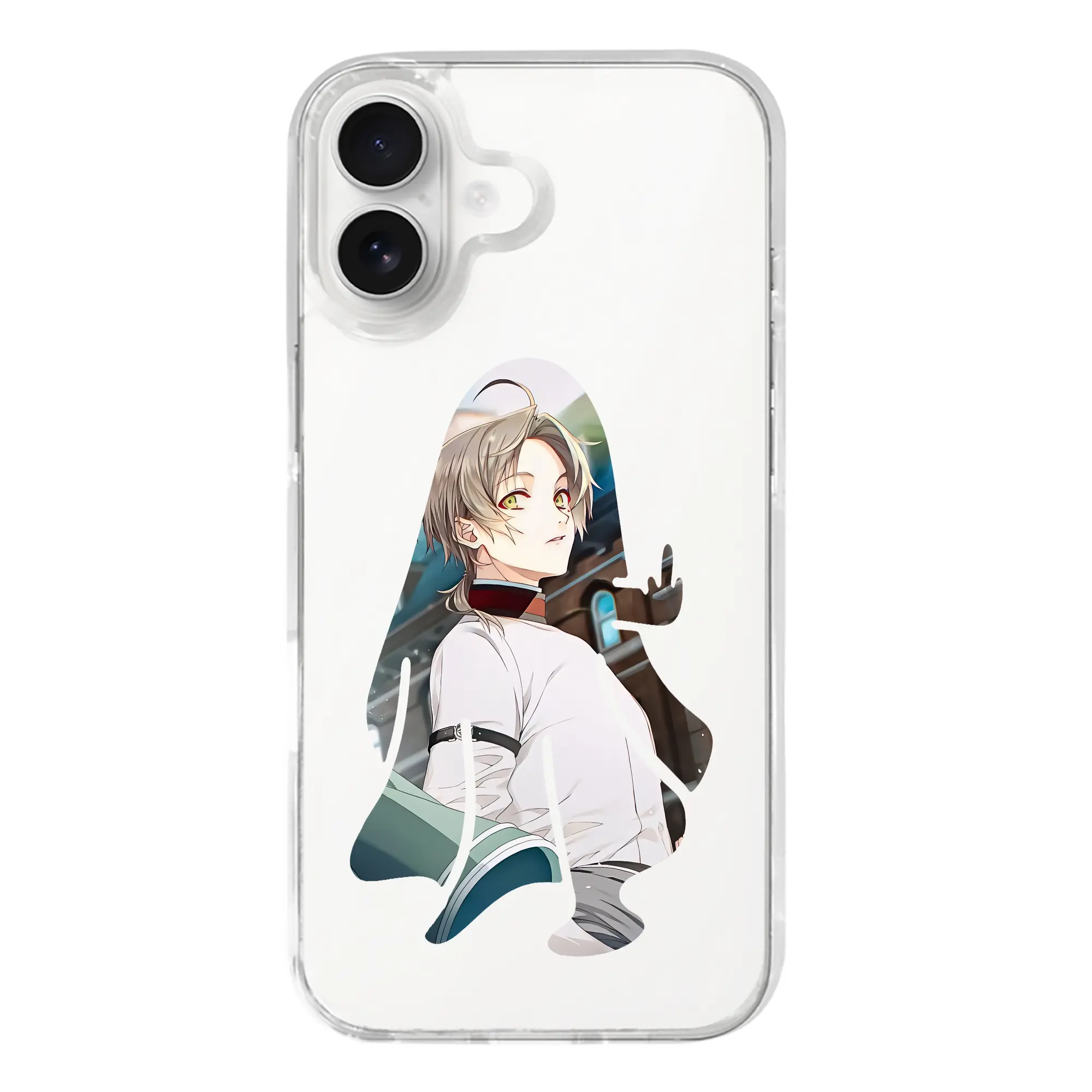 無職転生 グッズ,ルーデウス・グレイラット - iPhone 17シリーズ 透明スマホケース – 薄型・耐衝撃・精密フィット保護カバー